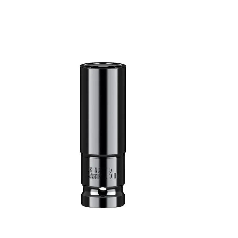 14PCS Electric Impact Wrench Adapter Kit: Hex Socket, Drill Chuck, High Hardness, Versatile, Wide Compatibility - Metal Silver & Black