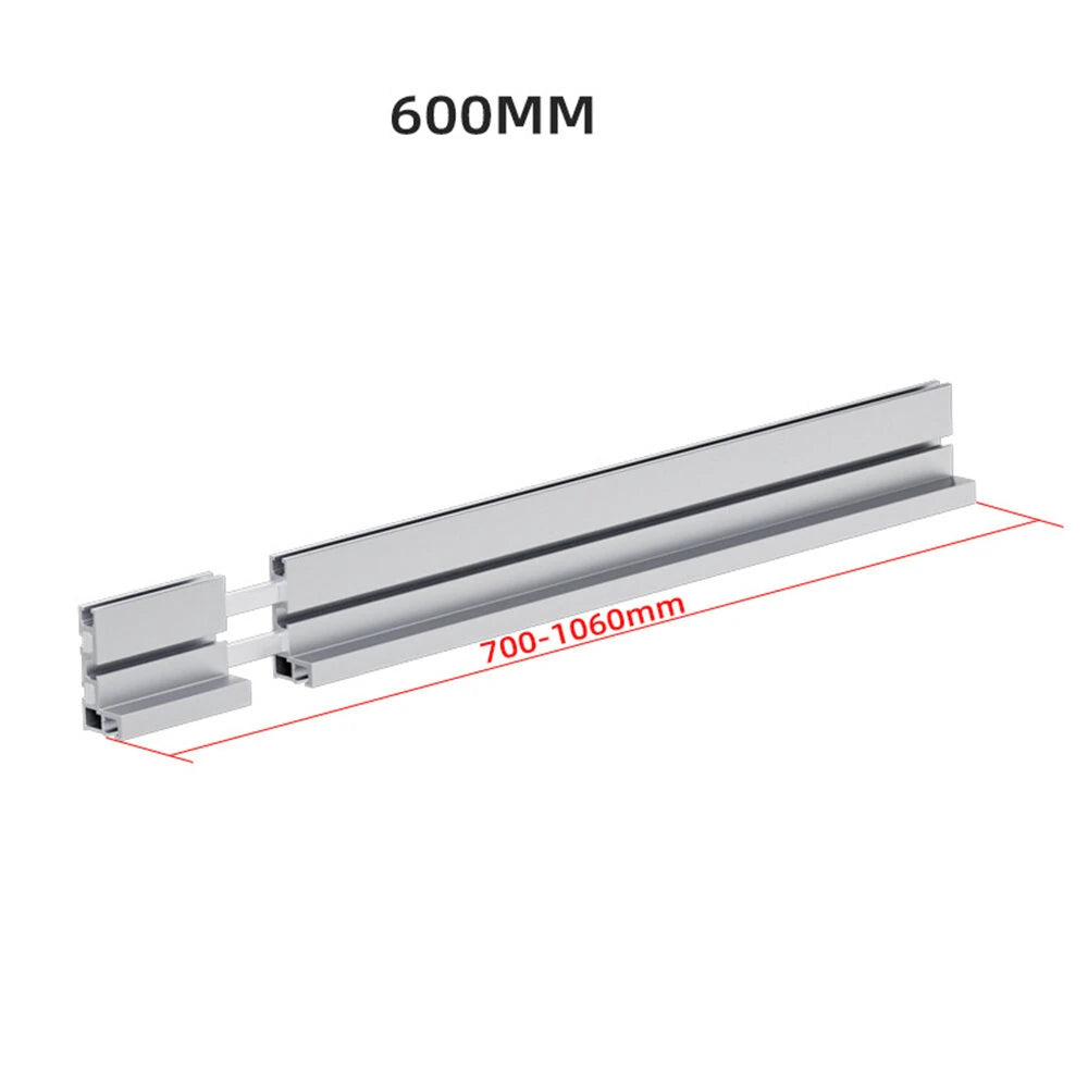 Fonson Adjustable T-Track Miter Saw Fence with Laser Measure, 75 & 400-1000mm Options for Table Saws, Band Saws & Cabinet Saws