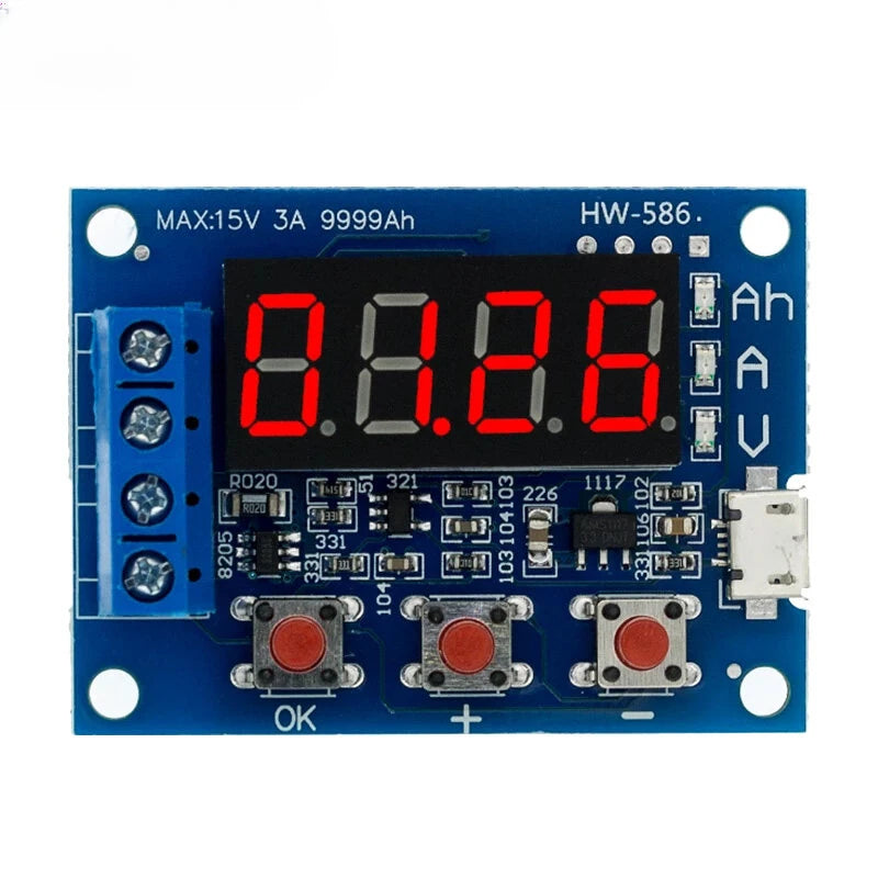 ZB2L3 LED Battery Tester for 18650 & Lead-acid: Digital Display, Accurate Capacity & Discharge Measurement