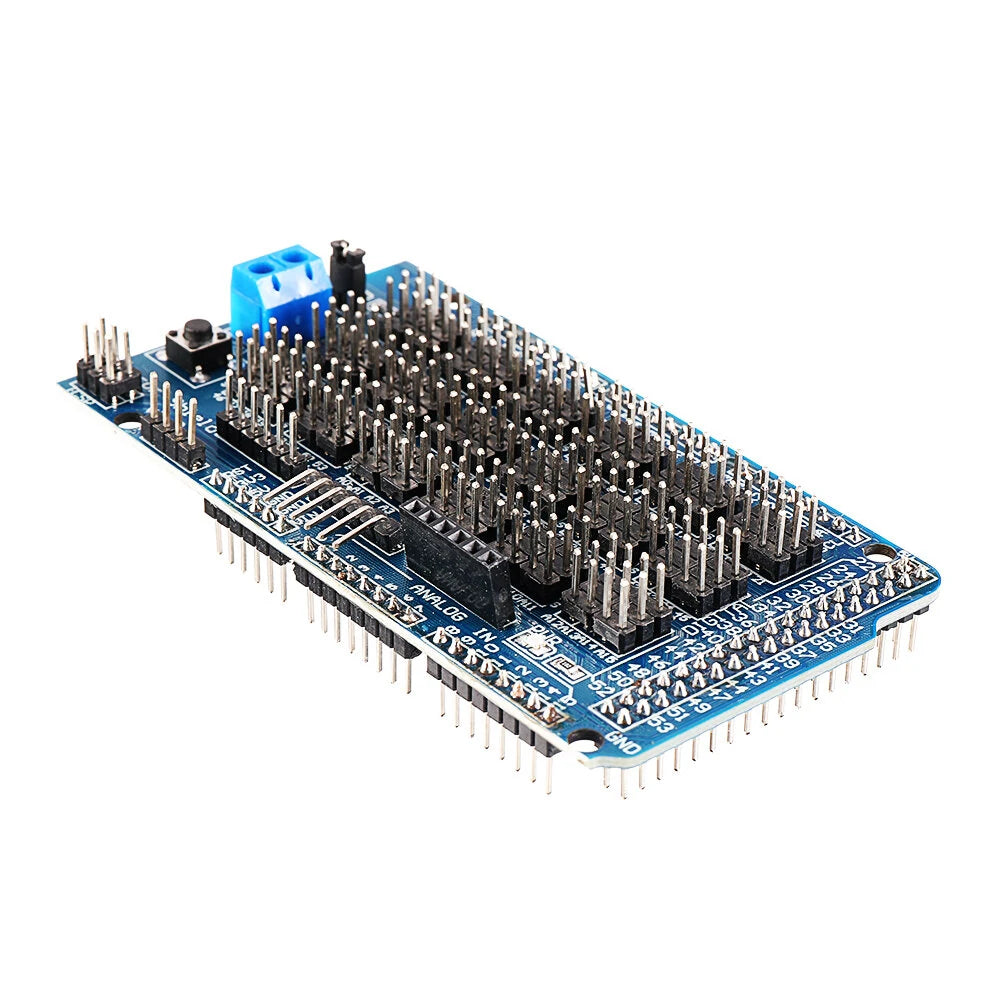 Geekcreit MEGA Sensor Shield V2.0 Expansion Board for ATMEGA 2560 R3 - Compatible with Official Arduino Boards