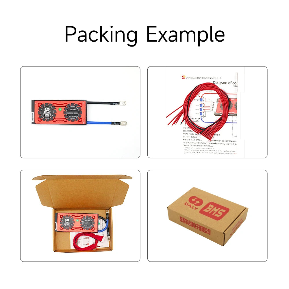 DALY Ternary 10S 15A-250A 36V LiFePO4 Battery Protection Board BMS for 10-String E-Bike
