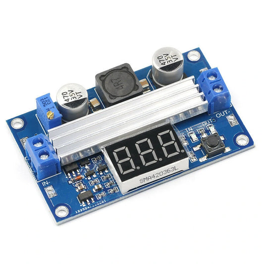 100W LTC1871 DC-DC Boost Converter 3.5-35V Power Supply Module with Digital Display