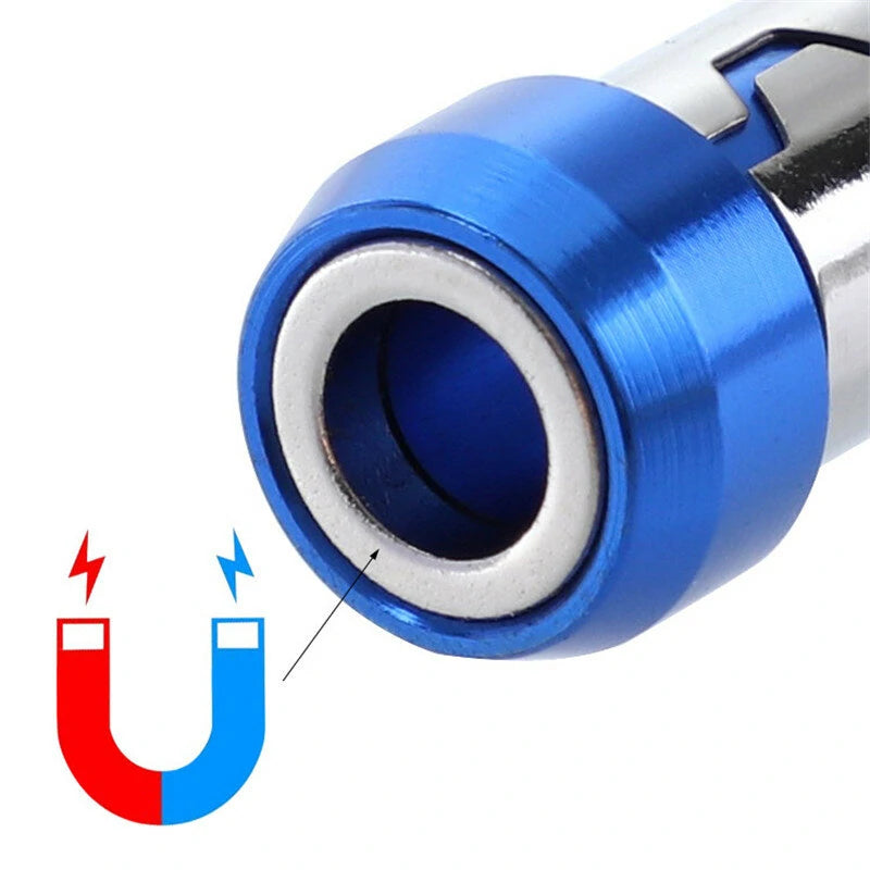 Universal Magnetic Ring 6.35mm Screwdriver Bit Strong Magnetizer by Drillpro