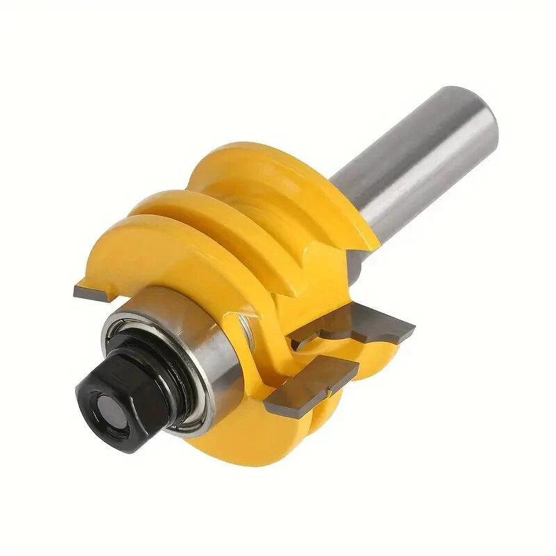 LAVIE 1/2 Shank Ogee Rail & Stile Router Bit, Reversible Glass Door Design, Precision Woodworking Milling Cutter, Factory Direct