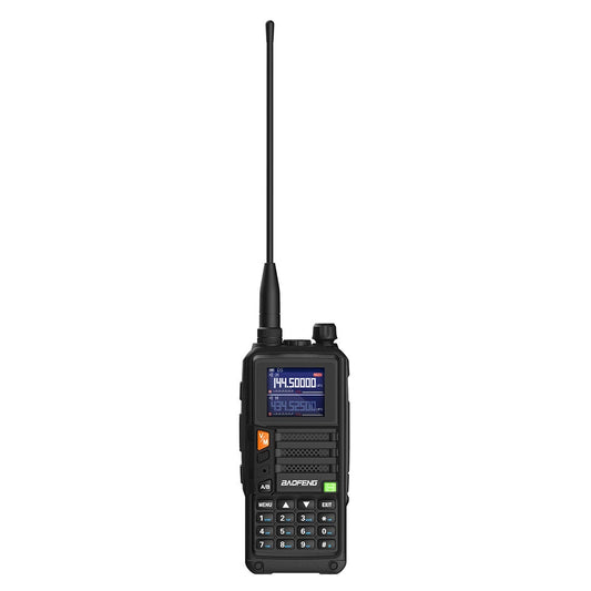 BAOFENG AS-53H Long Range Walkie Talkie, 999 Channels UHF/VHF, High-Power Two-Way Radio with FM, Type-C Charging, EU Plug