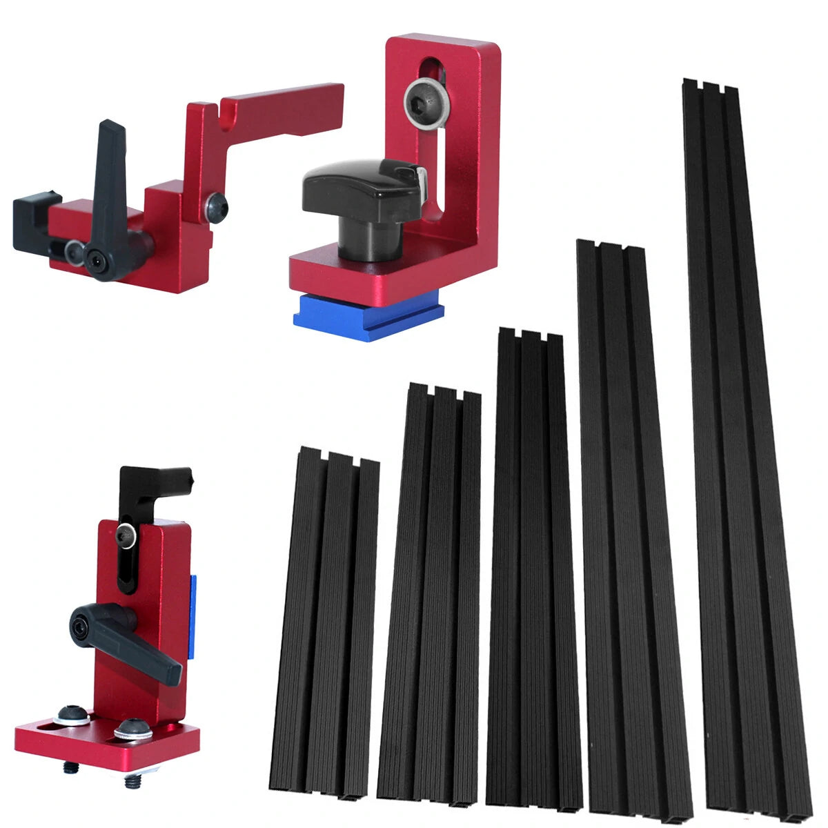 Aluminum T-Track Fence for Woodworking Miter, Bandsaw Jig, and DIY Sliding Bracket