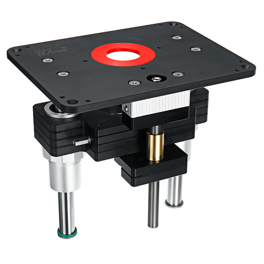 Heavy Duty Woodworking Router Lift with Aluminum Table Insert Plate Tools