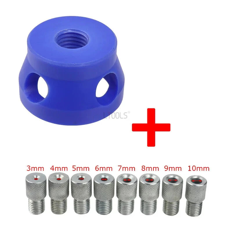 Precision Handheld Woodworking Drill Locator | 3-10mm Circular Tenon Positioning Tool for DIY Projects