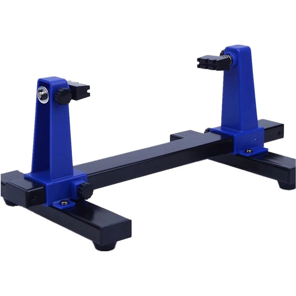360° Rotating Adjustable PCB Holder - Fireproof Ceramic & Metal, Max 20cm Width for Circuit Board Soldering