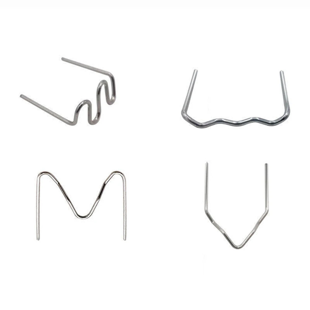 500PCS Wave Repair Staples for Plastic Welder - 0.6mm & 0.8mm Standard Welding Machine Staples
