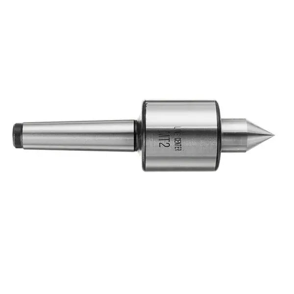 MT2 Lathe Live Center Taper Tool with Triple Ball Bearings, Alloy Steel, 0.000197 Inch Accuracy