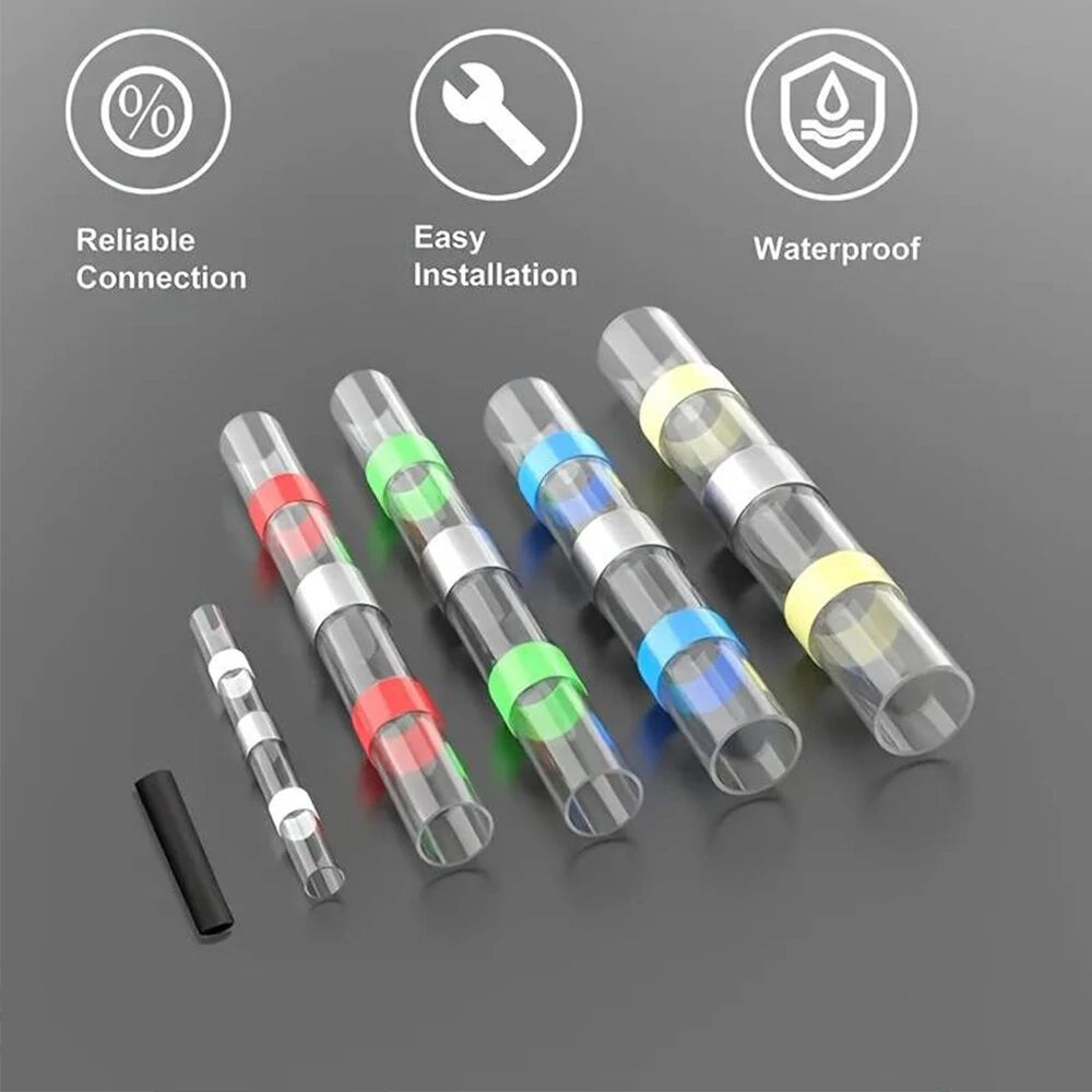 800PCS Waterproof Heat Shrink Solder Seal Wire Connectors Kit