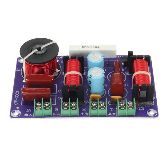 250W High-Fidelity Three-Way Audio Divider for Home Theater Upgrade - CW-3003