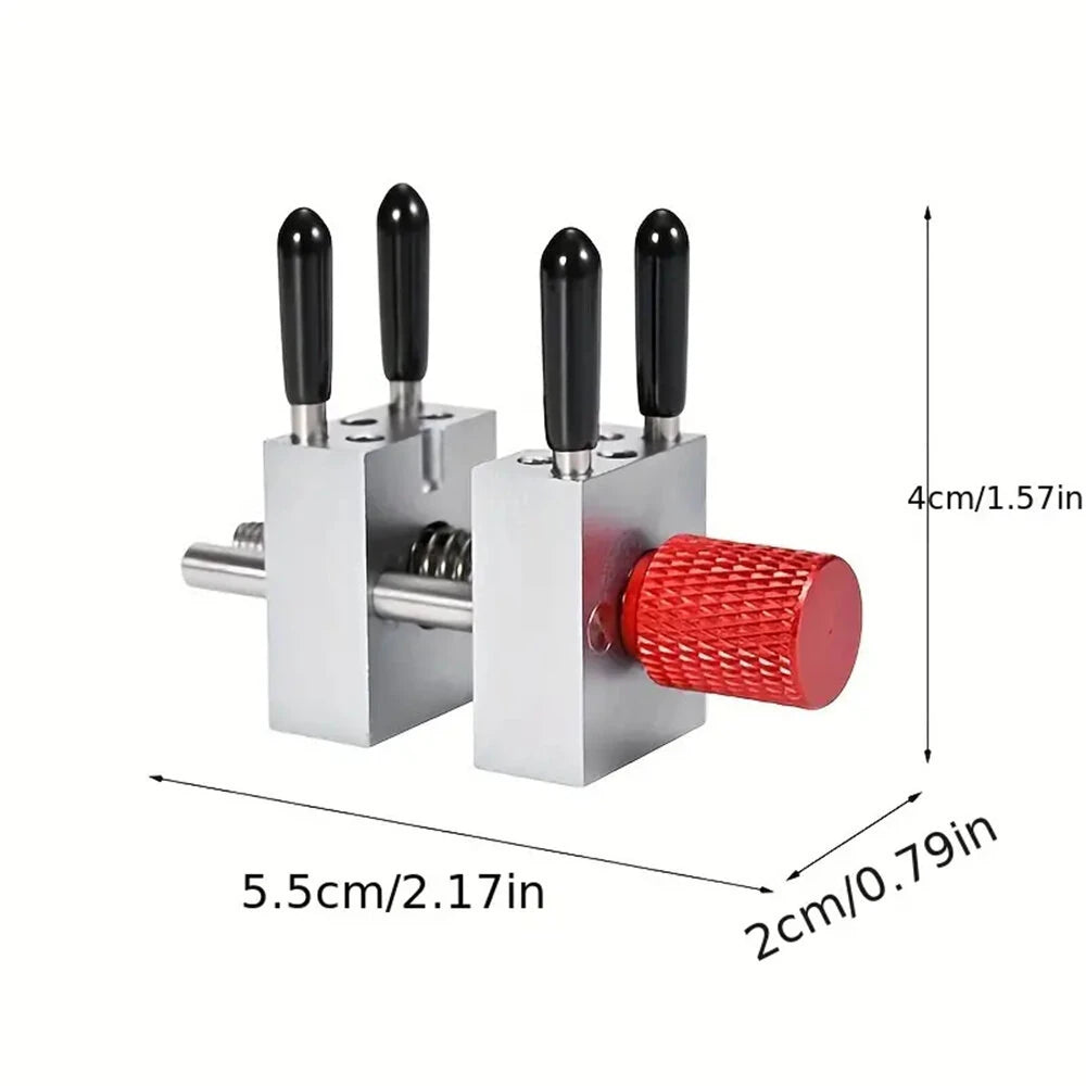 Adjustable Precision Mini Vise, 1.18-inch Wide Bench Vice Clamp for Scale Models, Crafts, Jewelry, Watches, Electronics