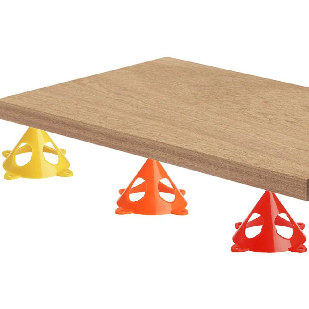 10PCS Portable Paint Triangle Stand Support Pyramids Rack Woodworking Lift Pads Tool Accessories
