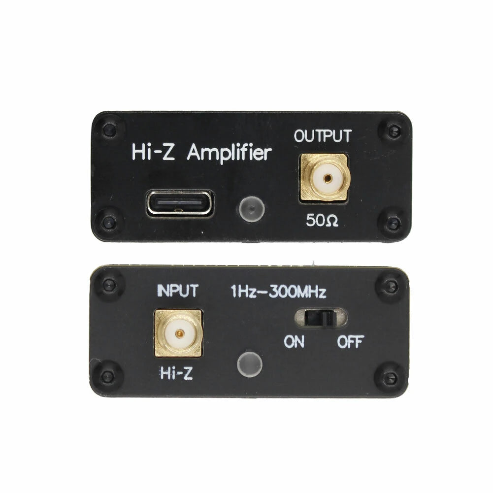 High Impedance Amplifier for SDR Walkie Talkie with Small Loop & Donut Antennas - Compatible with HackRF One