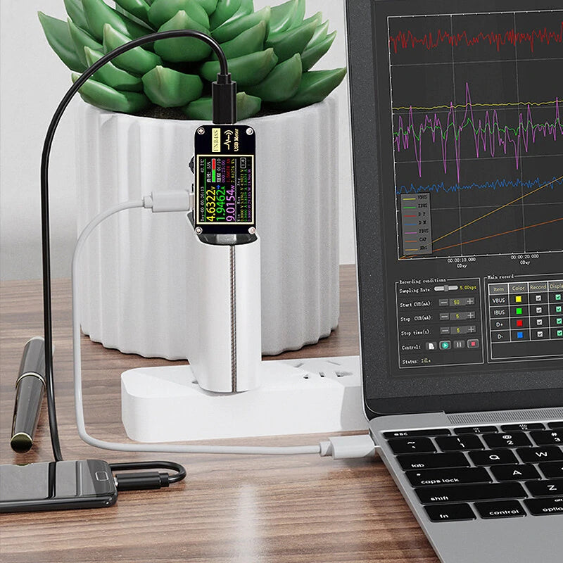 FNIRSI-FNB48S USB Tester: Voltmeter, Ammeter, PD Trigger, Fast Charging Protocols