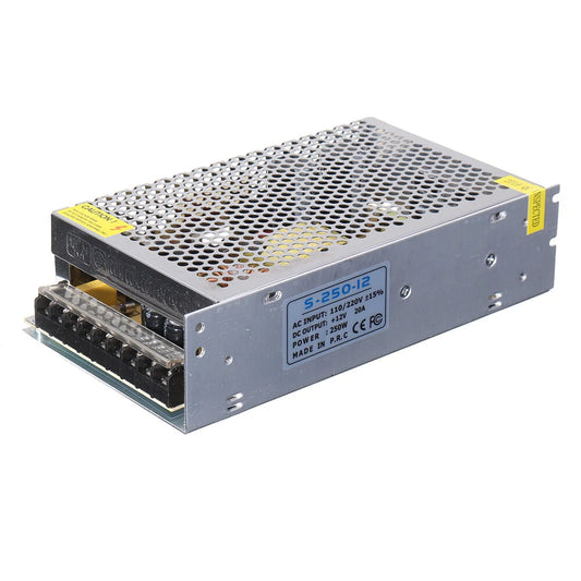 12V 20A 250W Switching Power Supply AC110/220V Input - Compact Size 200x110x50mm
