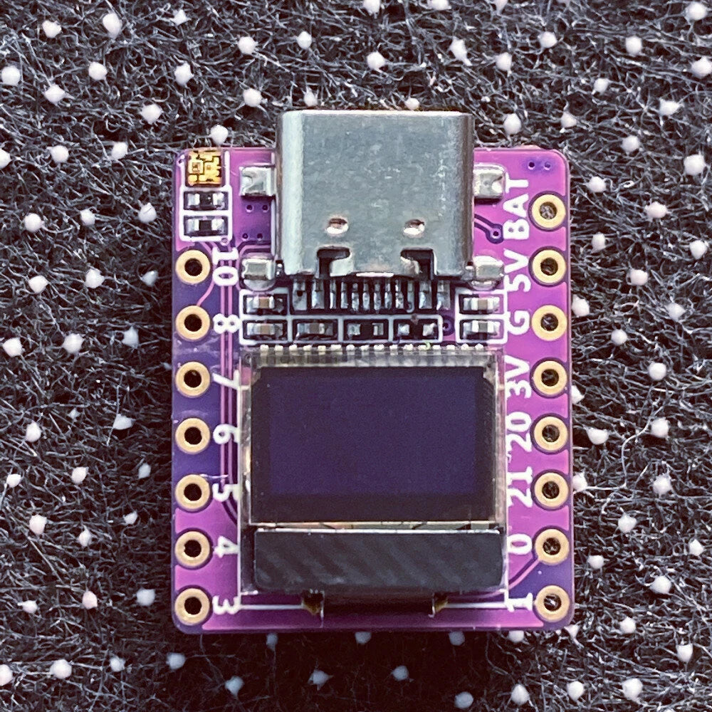 ESP32-C3 RISC-V Dev Board with 0.42” LCD, WiFi & Bluetooth - Arduino & MicroPython Compatible
