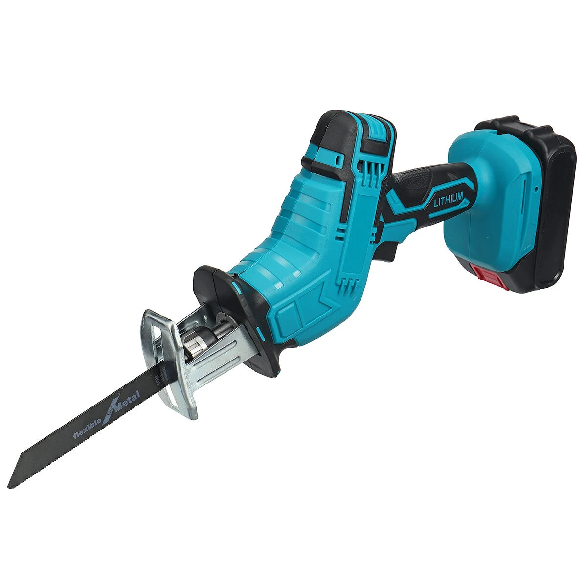 Wolike 88VF Cordless Reciprocating Saw - Battery Powered Electric Saw for Metal, Wood, PVC, Tree with 4 Blades & Makita-Compatible Battery