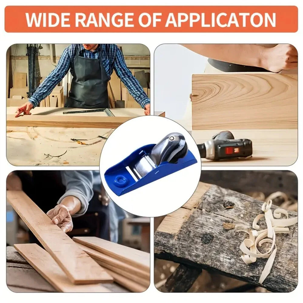 RUITOOL 3PCS Hand Planer Set with Mini Japanese Saw, Iron Body Woodworking Tools, TPI 17, Flat Bottom Trimming Plane
