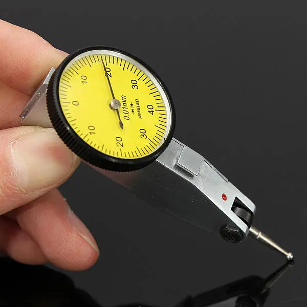 DANIU 40112302 Precision Metric Dial Test Indicator with Dovetail Rails