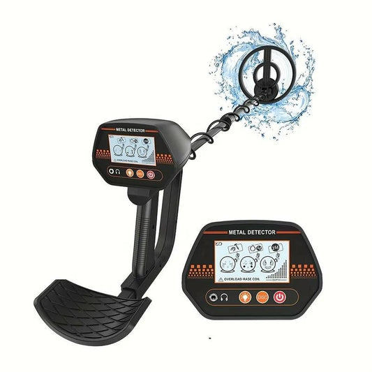 MD-4070 High Sensitivity Handheld Metal Detector for Beach Treasure Hunting - Ideal for Kids & Adults, Detects Coins at 5 Inches, Larger Objects at 3 Feet