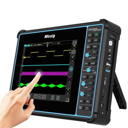 Micsig STO1004 Smart Tablet Oscilloscope 100MHz 4CH | Upgraded 6-Protocol Decoding