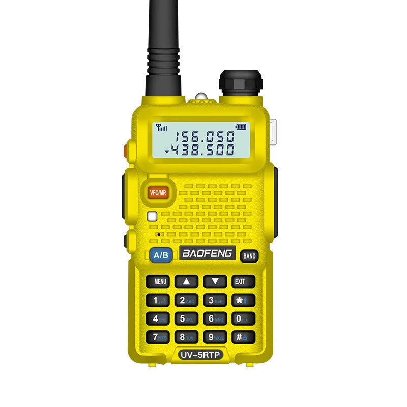 Baofeng UV-5RTP Dual Band Long Range Waterproof Portable Two-Way Mini FM Radio Walkie Talkie