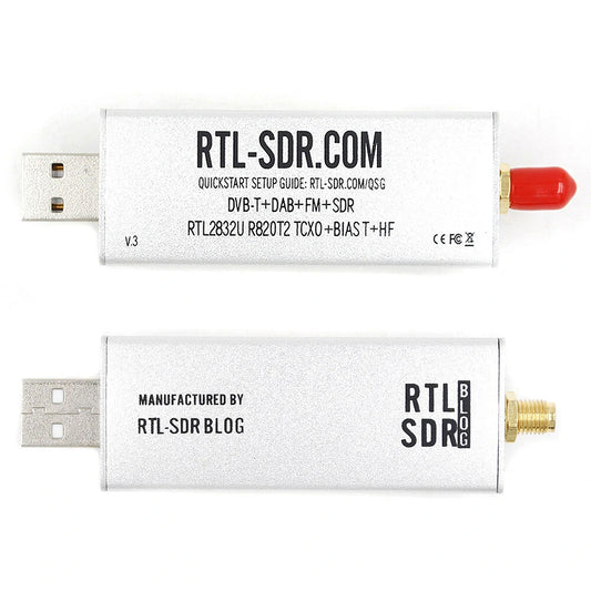 RTL-SDR V3 R820T2 RTL2832U 1PPM TCXO SMA Software Defined Radio Receiver