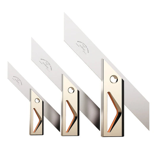 Bridge City Tool Works MS 45° Miter Square with Anodized Aluminum Handle & Stainless Steel Ruler, 0.025mm Accuracy