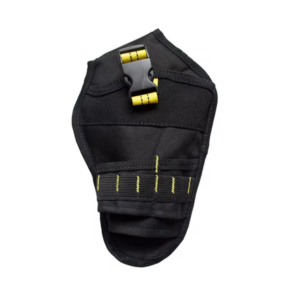 Heavy-Duty Waterproof Drill Holster Waist Tool Bag with Quick Release, 28x15cm