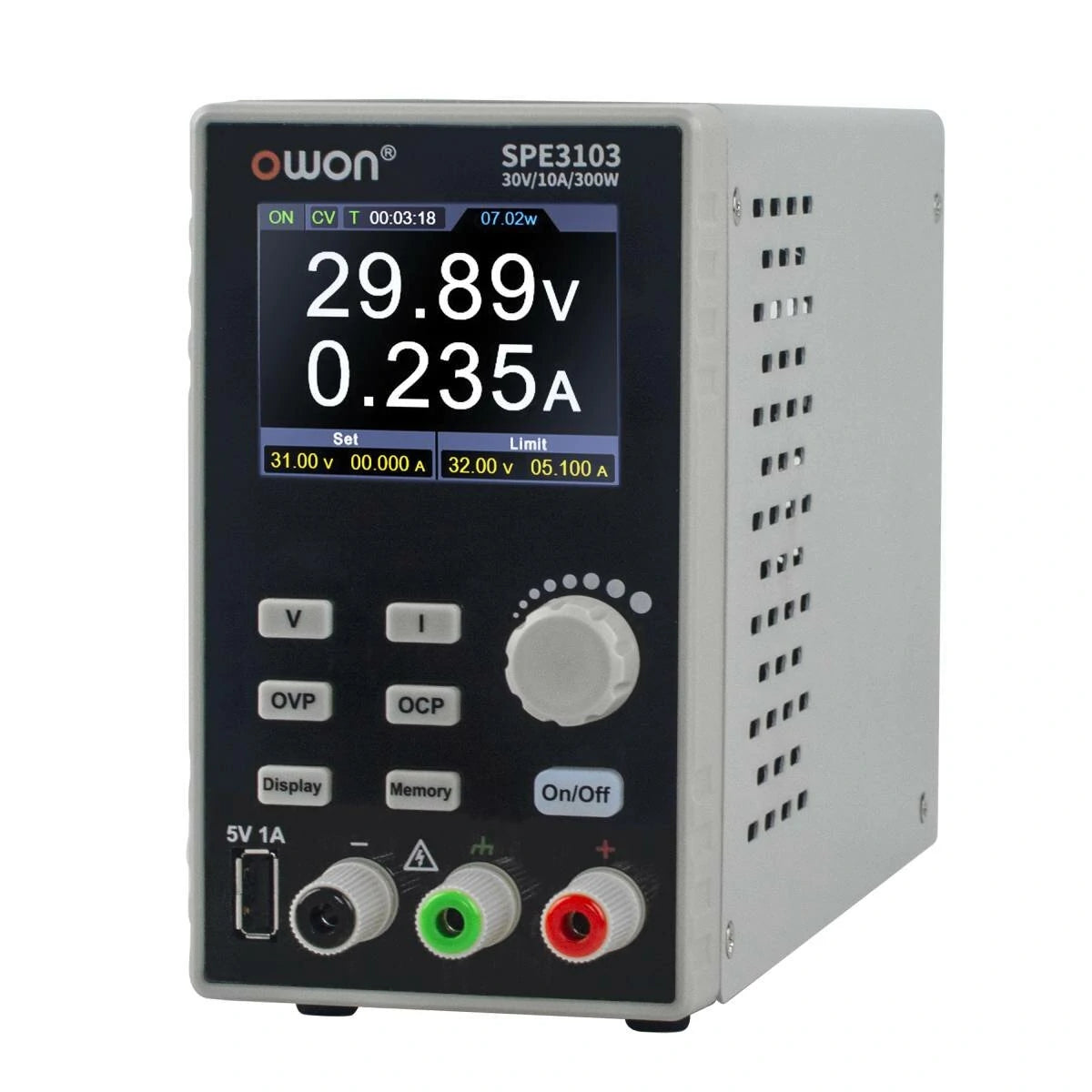 OWON SPE3103/SPE6103 Programmable Single Channel DC Power Supply Voltage Regulator for Lab