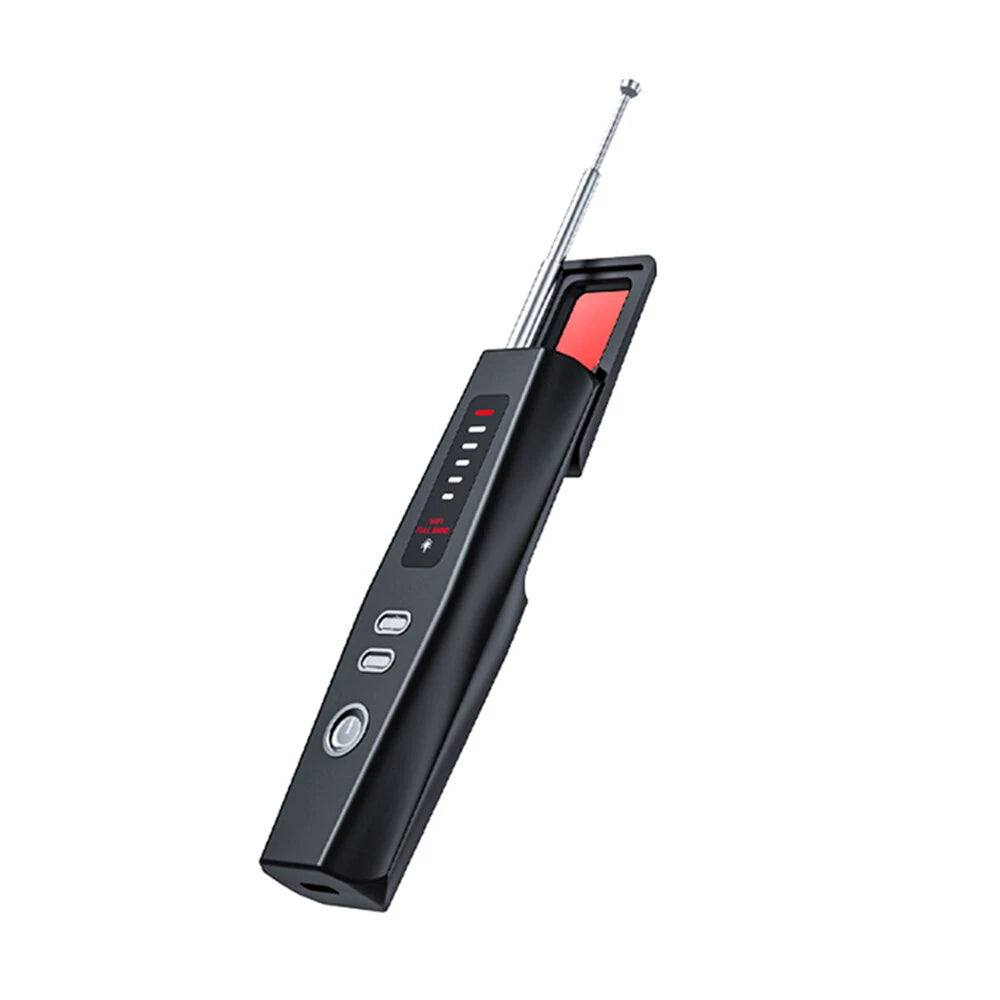 Portable Multi-Functional Camera Detector with Adjustable Sensitivity, Type-C Rechargeable, 500mAh, Detects 1MHz-6.5GHz, Long Battery Life, Anti-Snooping Device