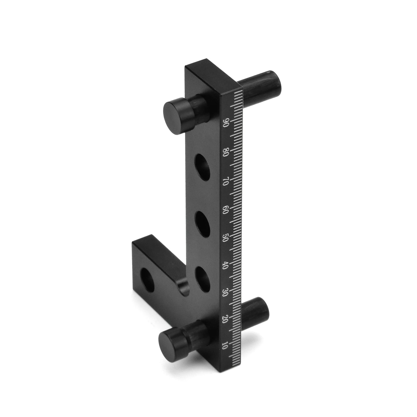 Precision Aluminum Alloy Square Ruler with 90° Angle, Metric & Imperial Scales, Scriber, and Center Finder for Woodworking Projects