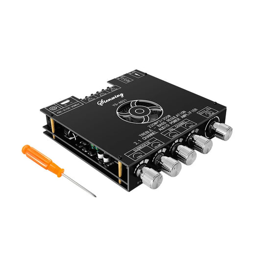 Bluetooth 5.1 2.1 Channel Digital Power Amplifier Board - 220W×2 + 350W Subwoofer Module