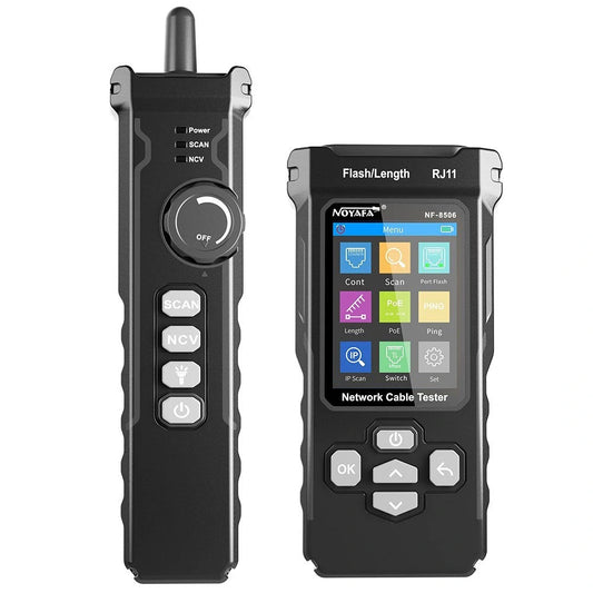 NOYAFA NF-8506 LCD Digital Cable Tester & Rechargeable Wire Tracker