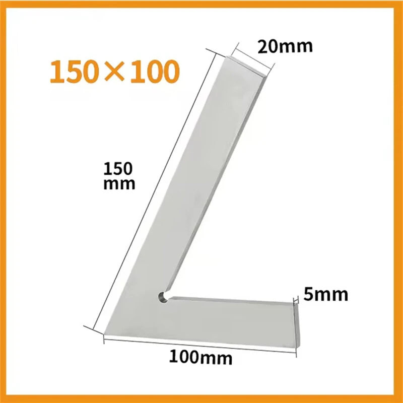 60° Angle Ruler with Seat - ETOPOO Machinist Carpenter Engineer Measuring Tool