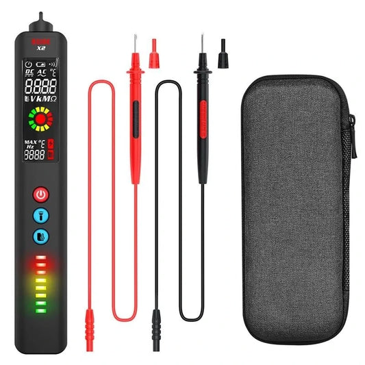 BSIDE X2 Smart Multimeter: LCD Display, Infrared Thermometer, Flashlight, 3-in-1 NCV & Live Wire Tester