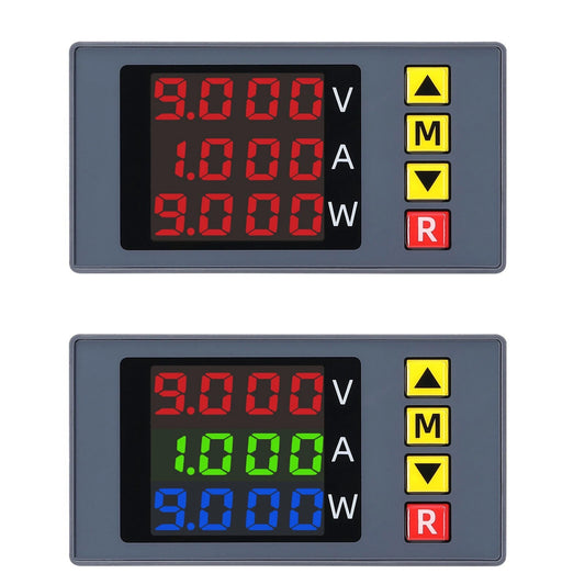 BM730 3-in-1 Digital Voltage Current Power Meter with Alarm - 4-Digit Multimeter with Adjustable Display & Safety Alerts
