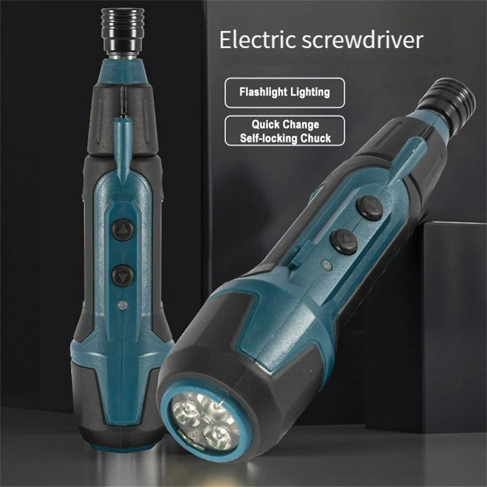 105PCS Cordless Electric Screwdriver Set - 3.6V 1300mAh Li-ion, 200r/min, Rechargeable Ratchet Screwdriver & Mini Drill
