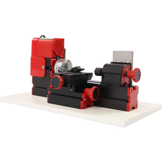 High-Speed Mini Wood Metal Lathe Machine 24W 20000rpm 12V DIY CNC Tool with EU Plug