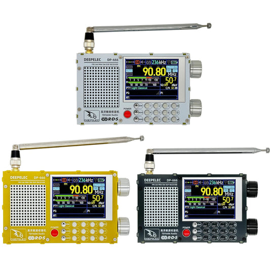 TEF6686 High Sensitivity Full Band Radio: FM AM LW MW SW Shortwave ESP32 RDS