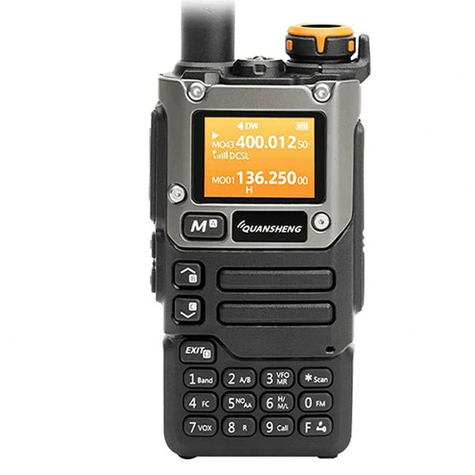 Quansheng UV-K6 Dual Band 5W Walkie Talkie, UHF VHF, Air Band Radio with NOAA Weather Alarm, DTMF, FM, Ham Transceiver, Two Way Radio