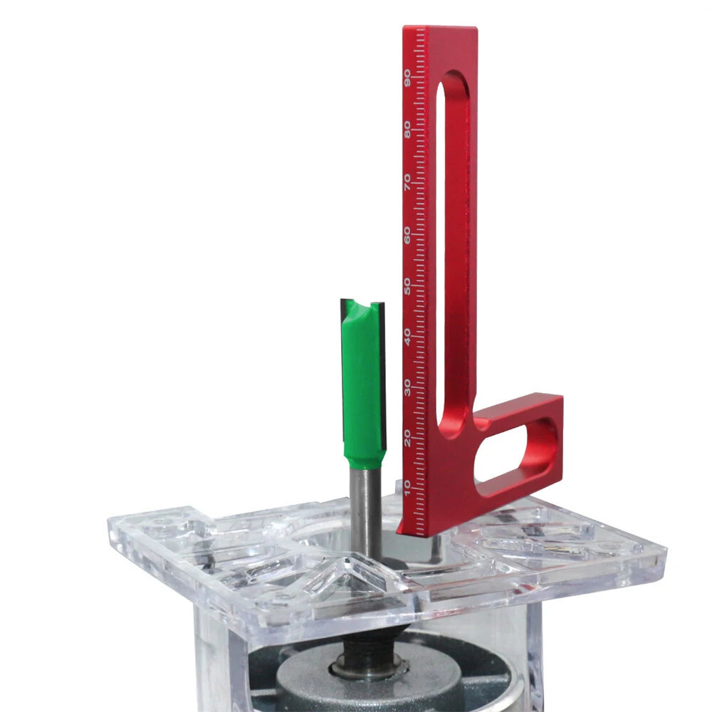 Aluminum Carpenter Square 90° Right Angle Ruler & Calibrator for Woodworking Projects