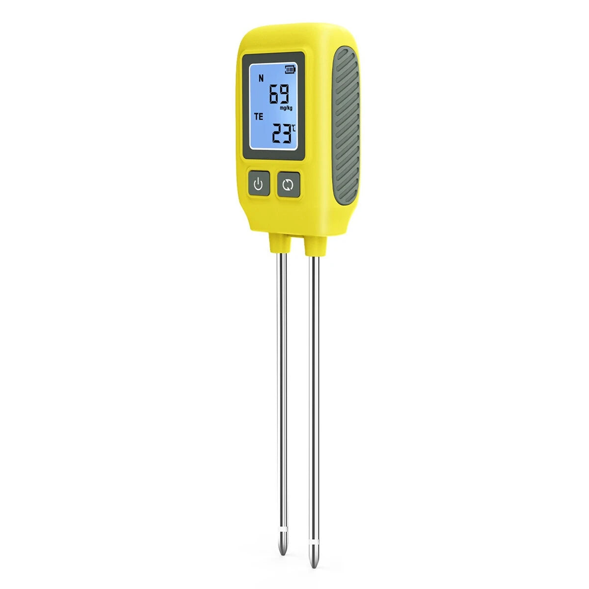 4-in-1 Digital Soil Tester: NPK, LCD Screen, -10℃ to 80℃ Temperature, High Accuracy Stainless Steel Probe for Gardens, Lawns, Greenhouses