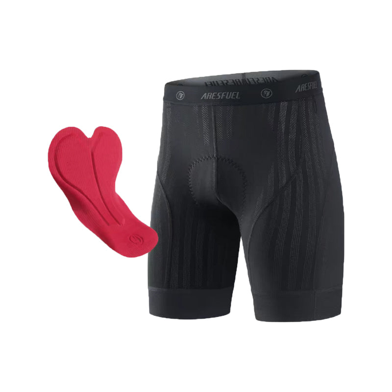 Mens Breathable Padded Bike Shorts - Lightweight Cycling Gear for Mountain Biking & Long-Distance Rides