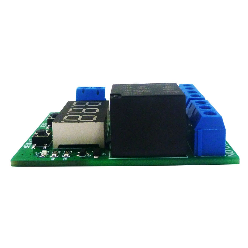 LED Digital Relay Module 12V/24V - Voltage Detection, Charging & Discharge Monitor Board