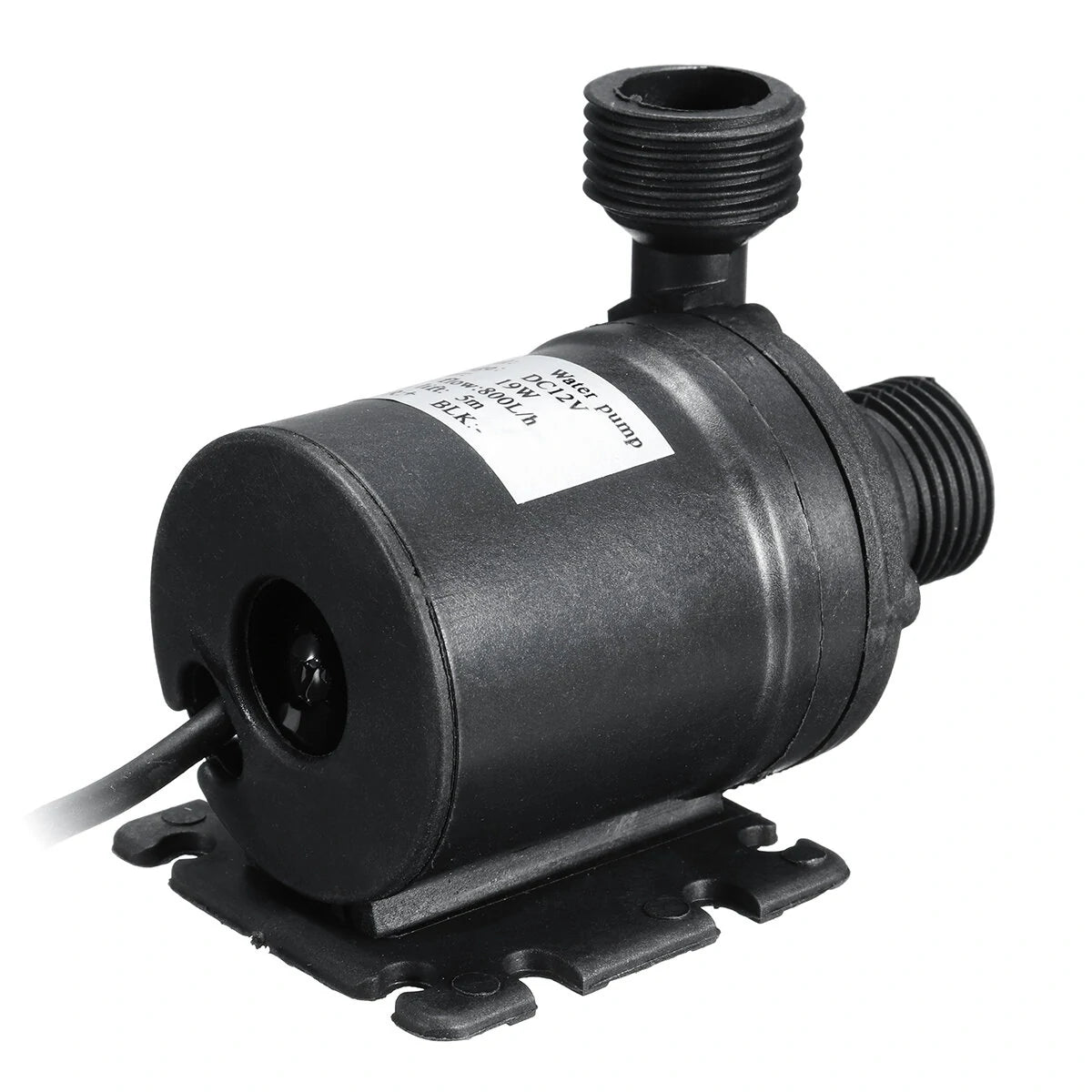 Ultra-Quiet Brushless Motor Submersible Water Pump, 750L/H, DC 12V/24V, 5.5M Lift for Cooling Systems and Fountains