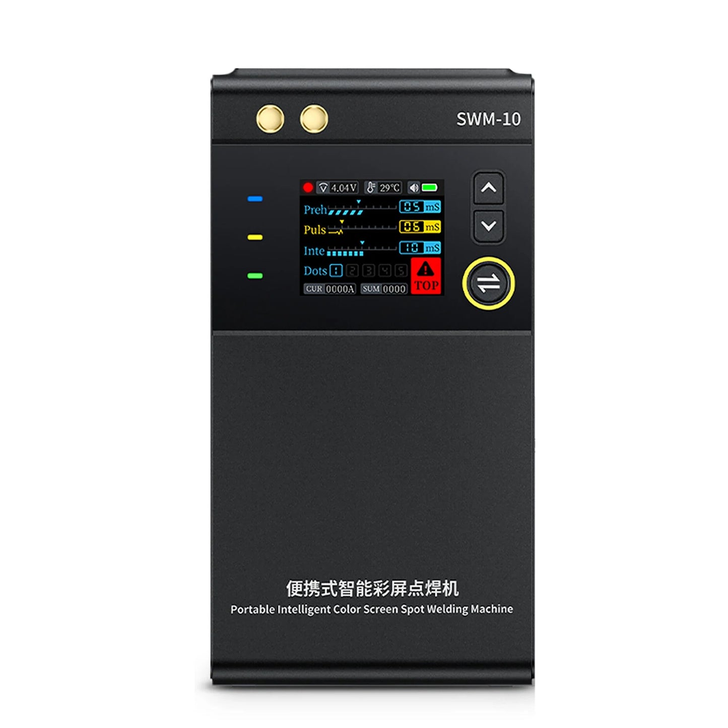 FNIRSI SWM-10 Mini Spot Welder, 4 Gears Adjustable, Double Pulse Welding Machine for 18650 Battery Pack with Built-in 5000mAh Battery